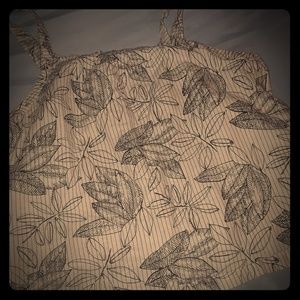 Blue and white croptop